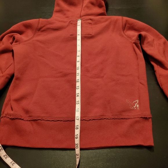 American Eagle hoodie, sweatshirt, red, size medium - Picture 7 of 12